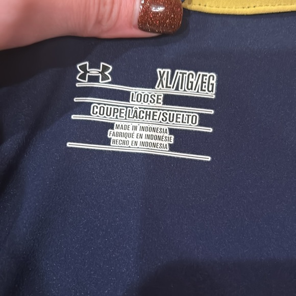 Under armour: quarter zip long sleeve Notre dame - Picture 5 of 7